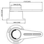 RF25N Rudder Feedback Unit with NMEA2000 Micro-C - 000-10756-001