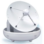 Raymarine 45STV - 45cm Satellite TV Antenna System with Auto Skew for Europe - E70466