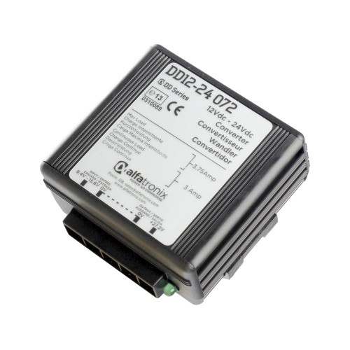 Alfatronix DD Series 12vdc to 24vdc non-isolated 3a Converter - DD12-24-072