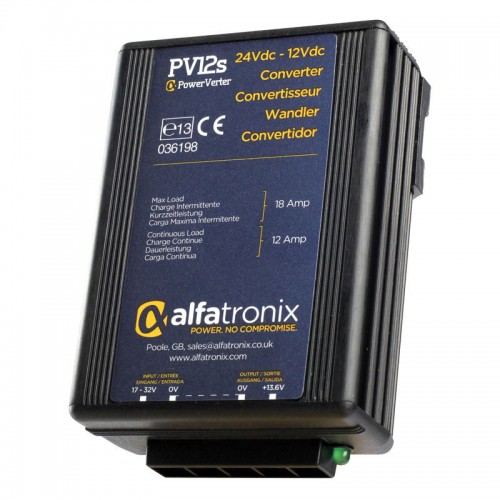 Alfatronix PowerVerter 24v to 12v non-isolated 12A Converter - PV12s