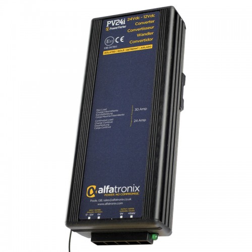 Alfatronix PowerVerter 24v to 12v Isolated Voltage Dropper - PV24i