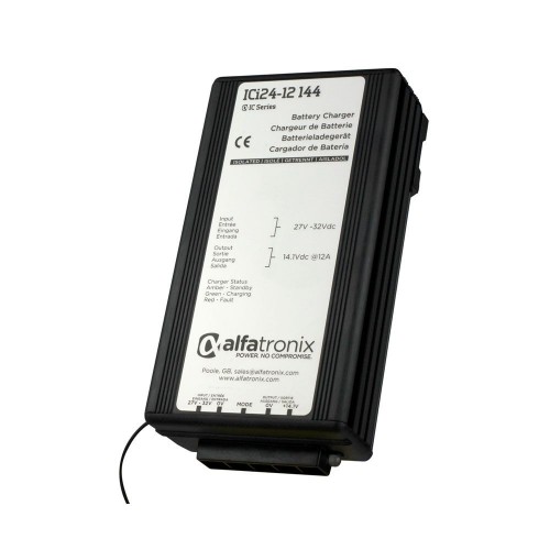 Alfatronix ICi Series Intelligent Battery Charger 24v to 12v  12A - ICI24-12-144