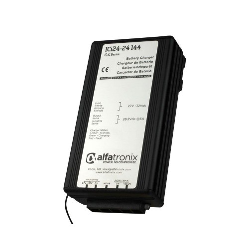 Alfatronix ICi Series Intelligent Battery Charger 24v to 24v 6A - ICI24-24-144 Alfatronix ICi Series Intelligent Battery Charger 24v to 24v 6A - ICI24-24-144