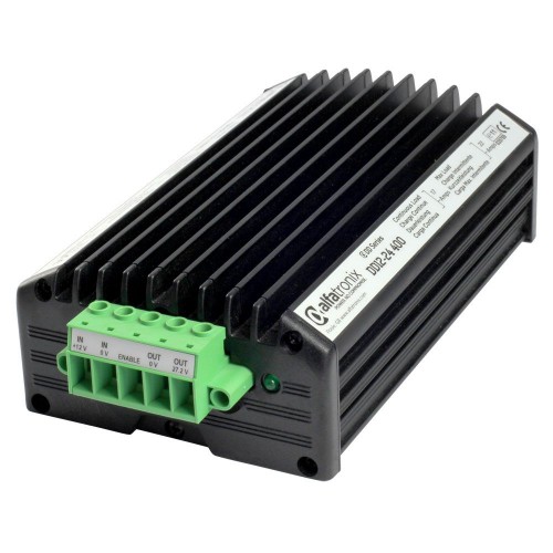 Alfatronix DD Series 12vdc to 24vdc non-isolated 16a 400w Continuous Current Converter - DD12-24-400