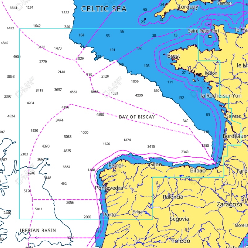 CMap Discover Bay of Biscay MEWY207MS