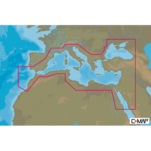 C-Map MAX MEGAWide Mediterranean and Black Sea Chart Cartridge - M-EM-M917 C-Map MAX MEGAWide Mediterranean and Black Sea Chart Cartridge - M-EM-M917