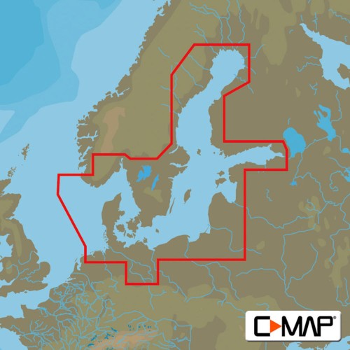 C-Map MAX Wide Baltic Sea and Denmark Chart Cartridge - M-EN-M299 C-Map MAX Wide Baltic Sea and Denmark Chart Cartridge - M-EN-M299