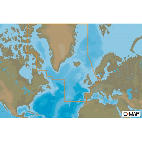 C-Map MAX MEGAWide Atlantic European Coasts Chart Cartridge - M-EW-M009