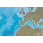 C-Map MAX MEGAWide West European Coasts and West Med Chart Cartridge - M-EW-M010