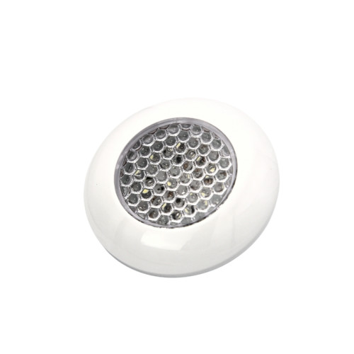 LED Ceiling Light 12V - White Housing - Red Light - 10432WR