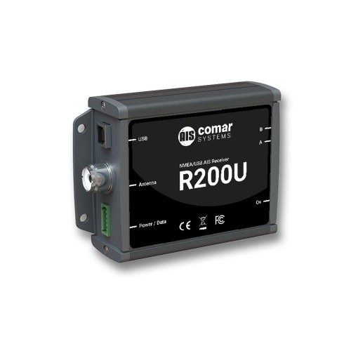 Comar Systems R200U Dual Channel AIS Receiver with NMEA0183 and USB Outputs - R200U