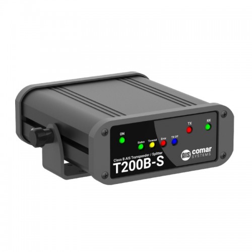 Comar Systems T200B-S Class B AIS Transponder with built-in Antenna Splitter - T200B-S