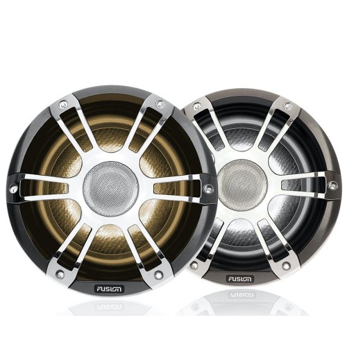 Fusion SG-FL882SPC 8.8" CRGBW LED Marine Speakers 330W - Sports Chrome