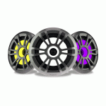 Fusion EL-FL651SPG 6.5" LED Shallow Mount Speakers 80W - Sports Grey