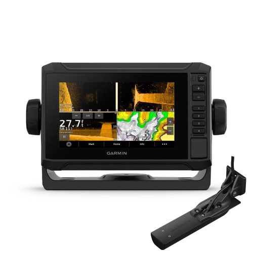Garmin ECHOMAP UHD2 65sv Touch Chartplotter with GT56UHD-TM Transducer - 65SV+GT56
