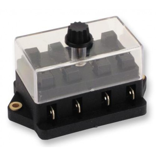 Blade Fuse Holder Block - 4 Way