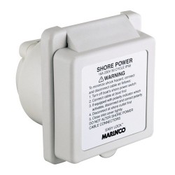 Marinco 16 Amp/230V  Shore Power Standard Inlet EZ Lock - 8-45001
