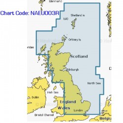 Navionics+ Regular Chart Card - Great Britain, Northeast Coast - NAEU003R