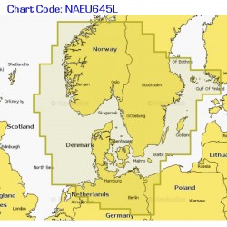 Navionics+ Large Chart Card - Skagerrak and Kattegat - NAEU645L