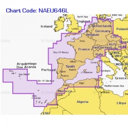 Navionics+ Large Chart Card - Europe Central & West - NAEU646L
