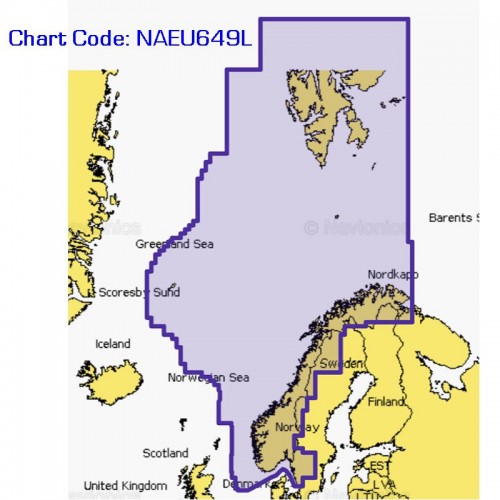 Navionics+ Large Chart Card - Norway - NAEU649L