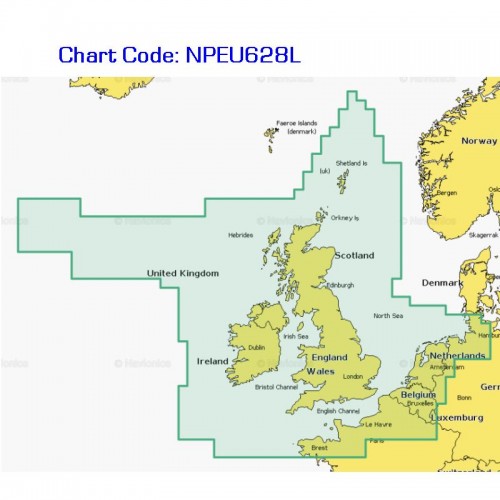 Navionics Platinum+ Large Chart Card - U.K., Ireland & Holland - NPEU628L