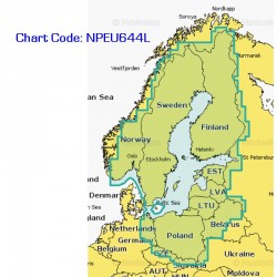 Navionics Platinum+ Large Chart Card - Baltic Sea - NPEU644L