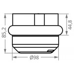 Osculati Discovery Mast Head 360° Tricolour Navigation Light - 11.477.08