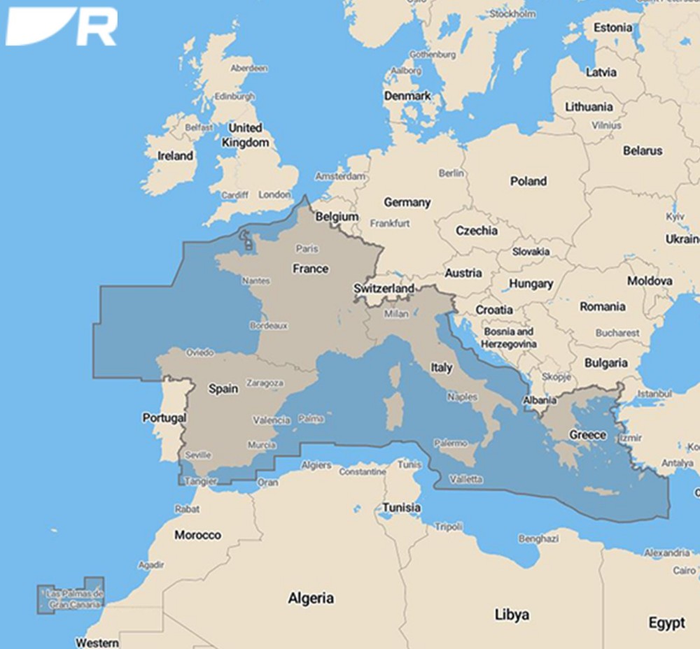 Raymarine Element 7S 7" Chart Plotter and Mediterranean Lighthouse