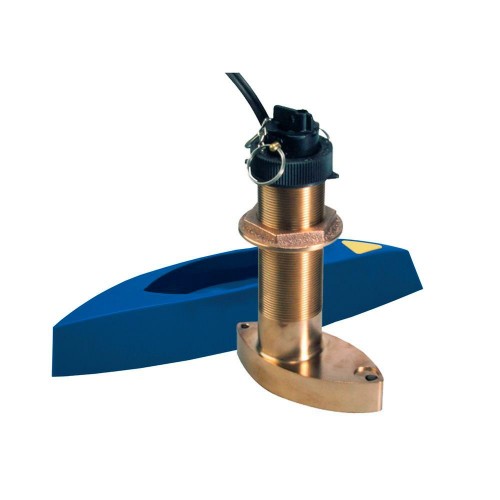 Raymarine B744VL Bronze Long Stem Through Hull Retractable Triducer - A66092