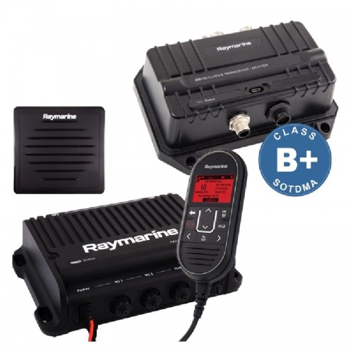 Raymarine Ray90 VHF Black Box with AIS 700, Wired Handset and Passive Speaker - T70424
