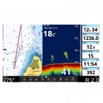 Seiwa SWx 1200cw 12" Chartplotter with built-in Fishfinder - P3CN100WSE 