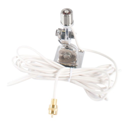 Shakespeare QuickConnect SS Ratchet Mount with Cable - QCM-S