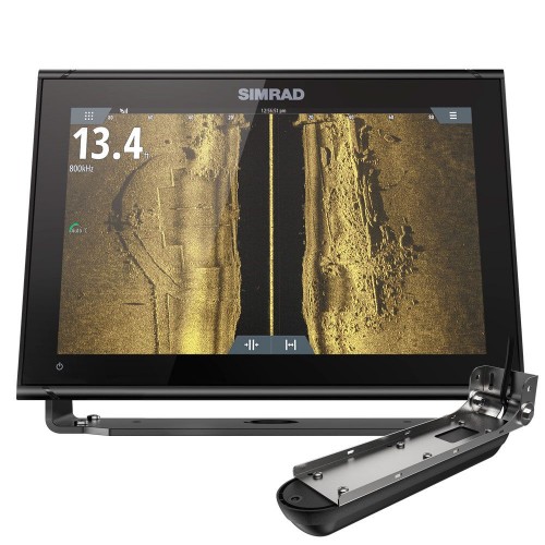 Simrad GO12 12" Multifunction Display with Active Imaging 3 in 1 Transducer - 000-14835-001 