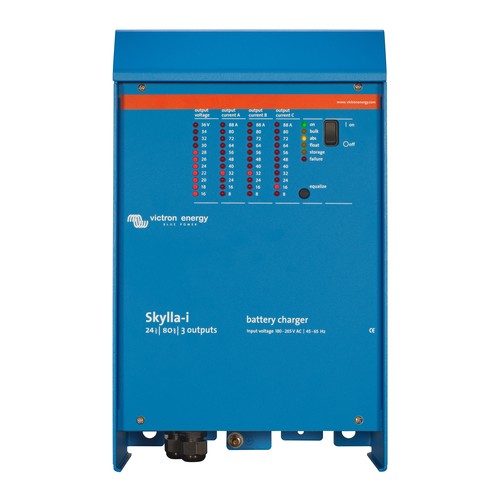 Victron Energy Skylla-i Battery Charger 24v 80A (3) - SKI024080002 Victron Energy Skylla-i Battery Charger 24v 80A (3) - SKI024080002