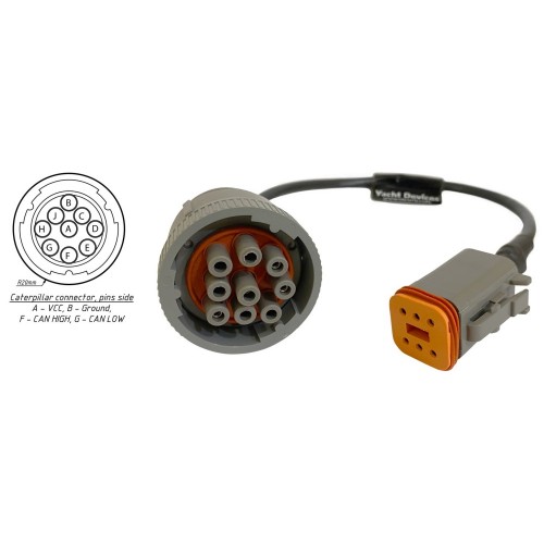 Yacht Devices YDEG-04 Caterpillar 9 Pin Adaptor Cable