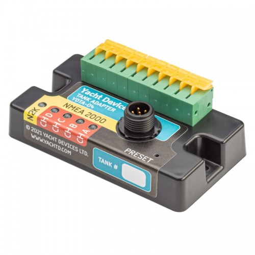 Yacht Devices Tank Adaptor 4 Channel for NMEA2000 - YDTA-04